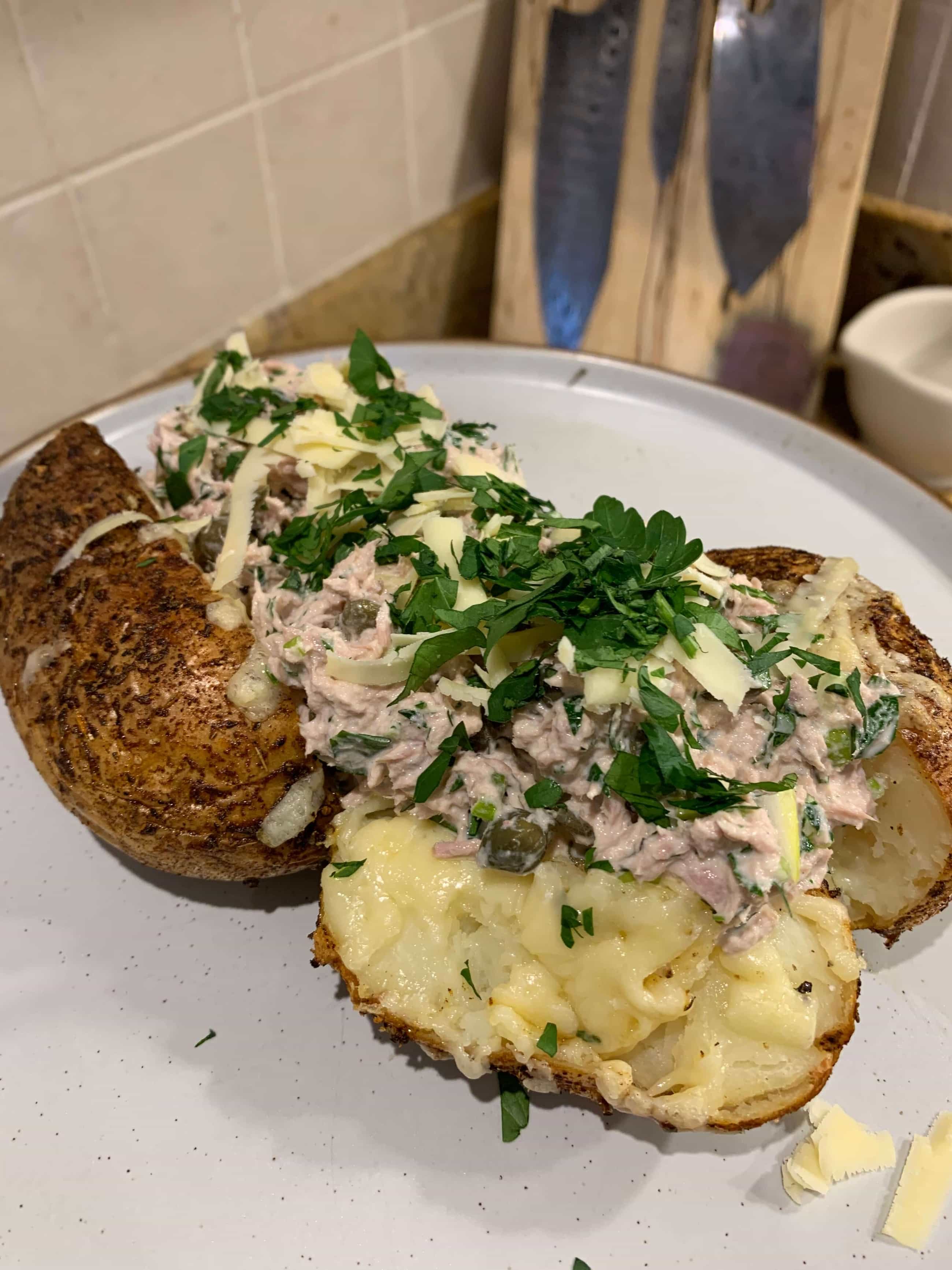 What Willy NonStressipes TUNA MELT JACKET POTATO